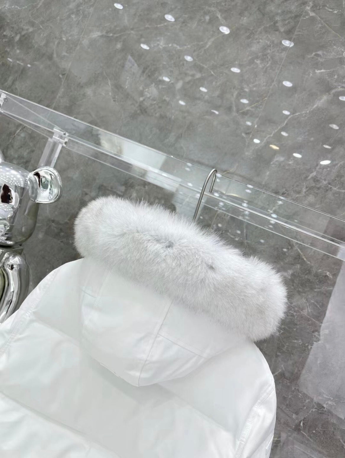 Moose Knuckles Parka White Mens